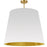 1lt Oversized Drum Pendant X-large, Wh/gld Shade | ODR-XL-692