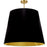 1lt Oversized Drum Pendant X-large, Bk/gld Shade | ODR-XL-698