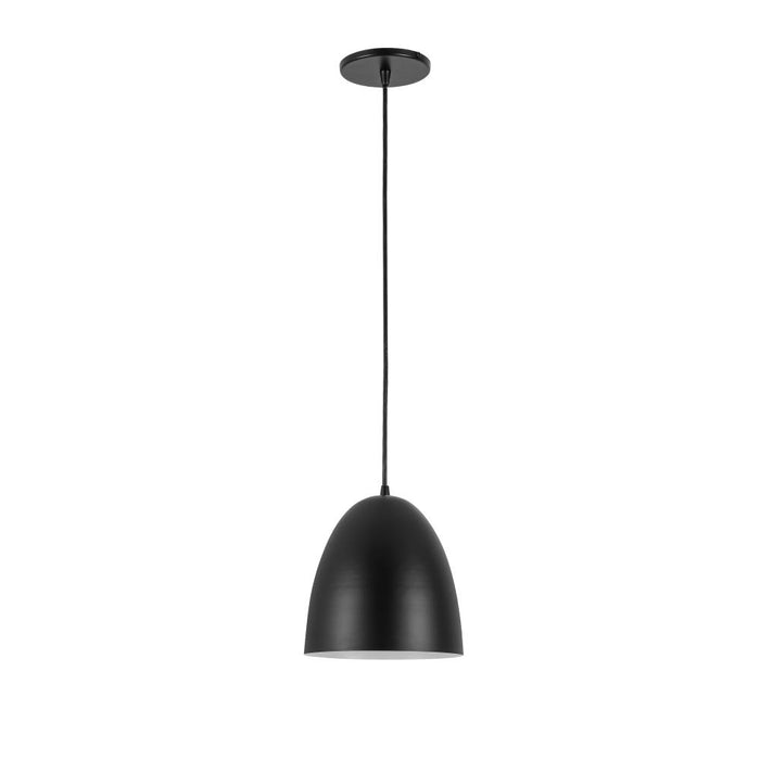 1 Lightt Pendant, Mb W/ Mb Metal Shade | OFE-71P-MB