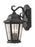Generation Lighting Martinsville traditional 2-light outdoor exterior medium wall lantern sconce in black finish with cl