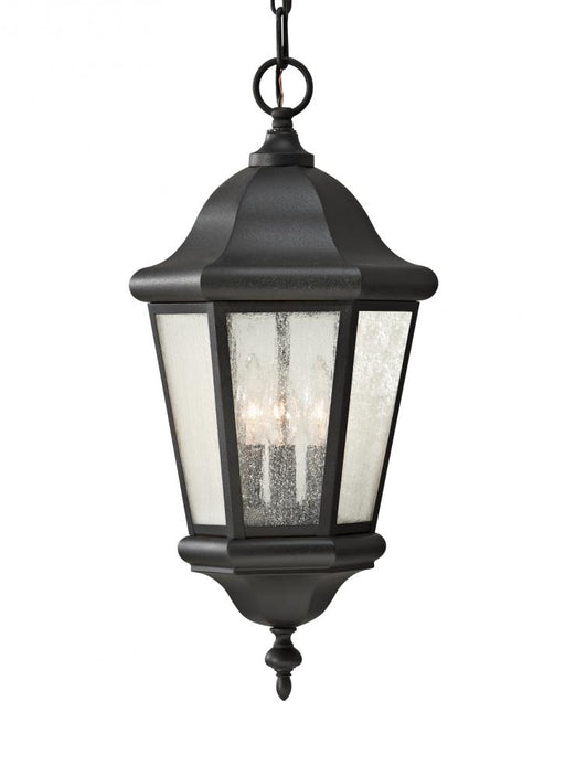 Martinsville Three Light Outdoor Pendant Lantern | OL5911BK