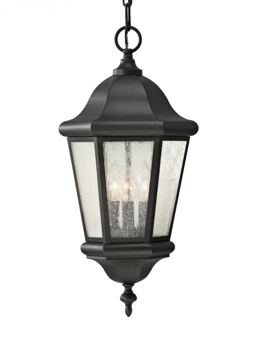 Martinsville Traditional 3-light Led Outdoor Exterior Pendant Lantern In Black Finish With Clear See | OL5911EN/BK
