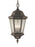 Generation Lighting Martinsville traditional 3-light outdoor exterior pendant lantern in corinthian bronze finish with c