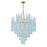 Ollie 21 Light Aged Brass Chandelier | OLL-6008-AG-BL