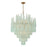 Ollie 21 Light Aged Brass Chandelier | OLL-6008-AG-GR