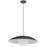 1 Light Pendant, Matte Black W/ Opal Glass | OLV-151P-MB