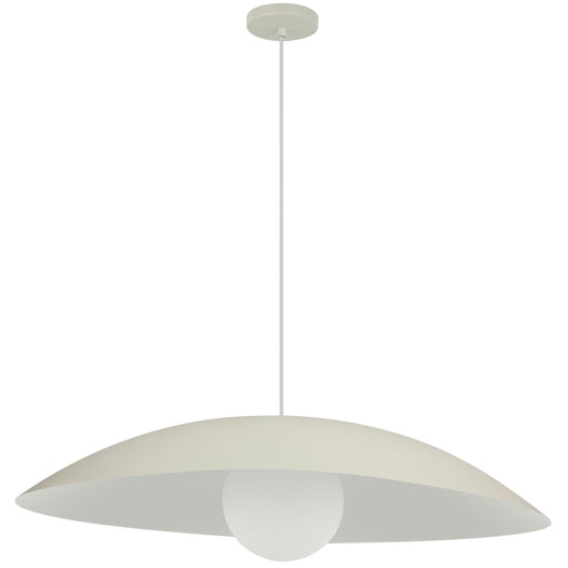 1 Light Pendant, Matte Beige W/ Opal Glass | OLV-241P-MBG