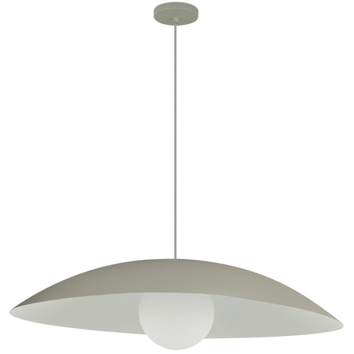 1 Light Pendant, Matte Linen W/ Opal Glass | OLV-241P-MLN