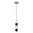 Onyx 5-in Polished Nickel Led Pendant | PD321815PN