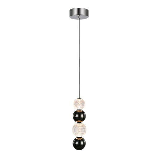 Onyx 5-in Polished Nickel Led Pendant | PD321815PN