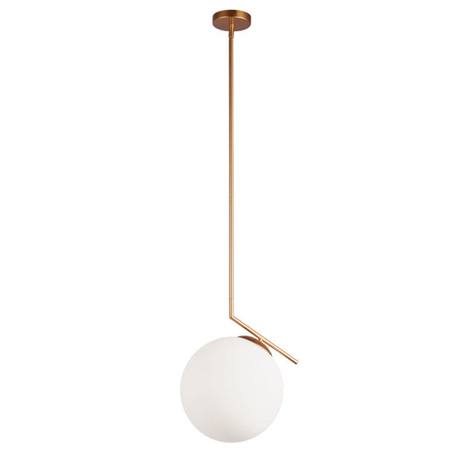 1lt Incandescent Pendant, Plated Gold Finish | ORN-141P-GLD