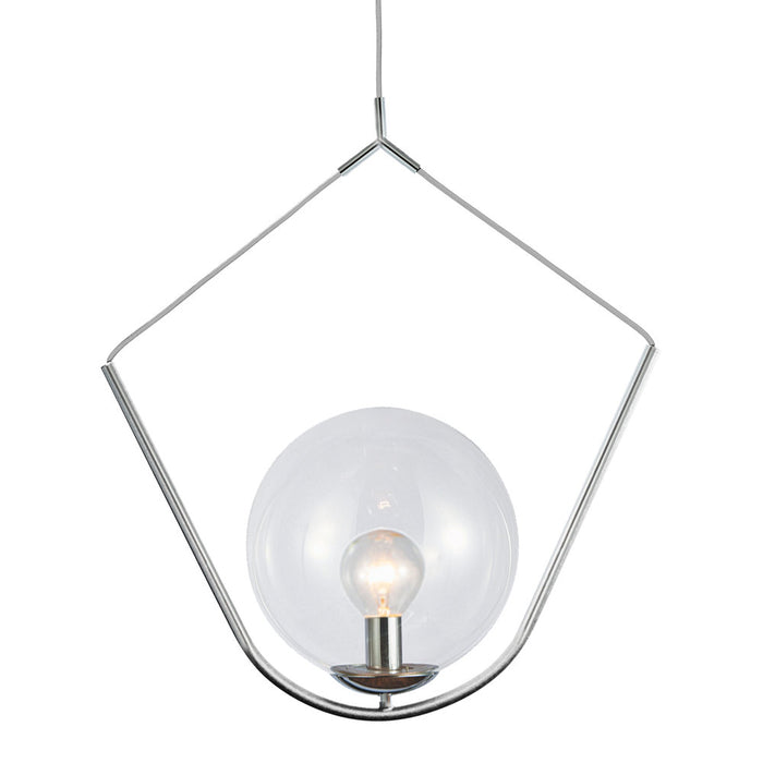 1lt Incandescent Pendant Polished Chrome | ORN-241P-PC
