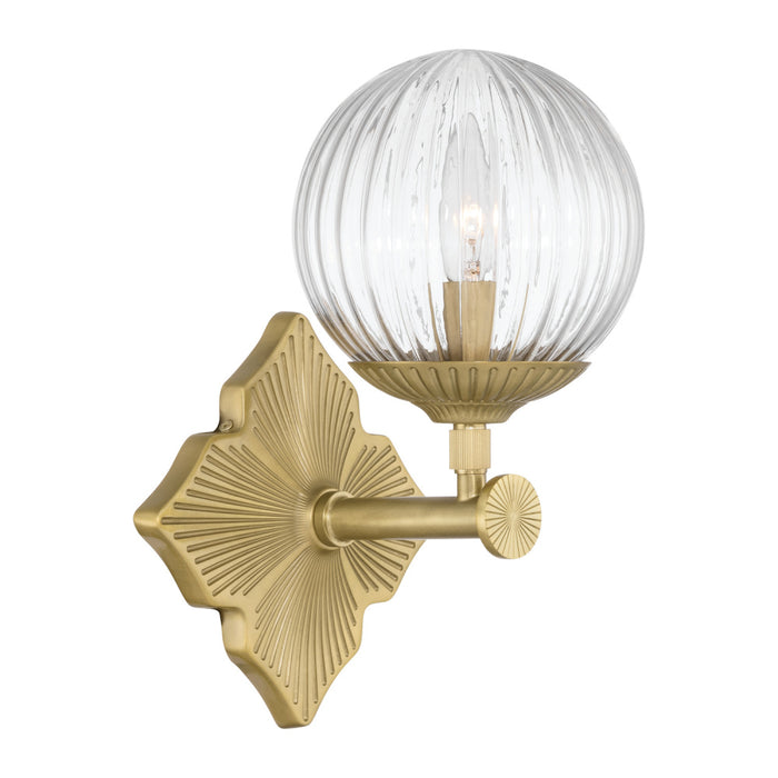 Orly 7.5'' Aged Brass Sconce | ORY-1001-AG-CL
