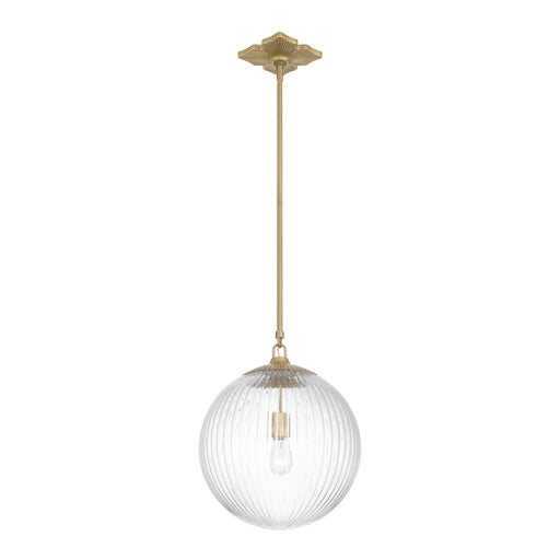 Orly 14'' Aged Brass Pendant | ORY-1007-AG-CL