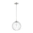 Orly 14'' Polished Nickel Pendant | ORY-1007-PN-CL