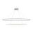 Kuzco Lighting Inc Ovale 2 Layer White LED Chandelier