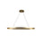 Ovale 40-in Brushed Gold Led Linear Pendant | LP79140-BG