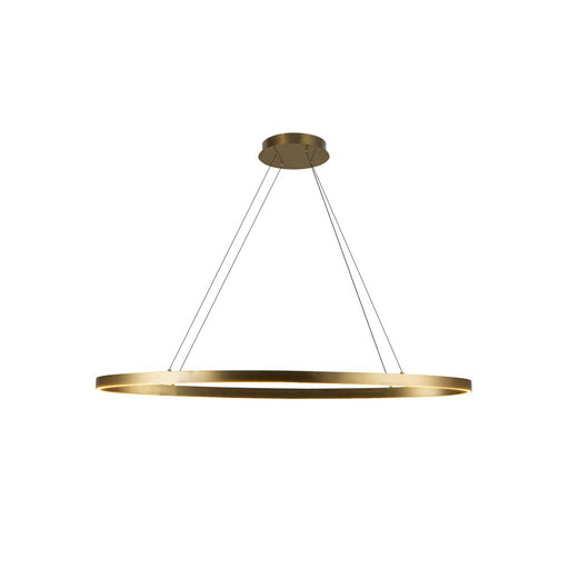 Ovale 40-in Brushed Gold Led Linear Pendant | LP79140-BG