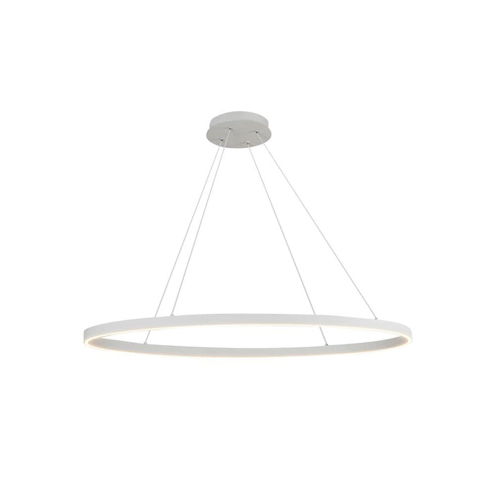 Ovale 40-in White Led Linear Pendant | LP79140-WH