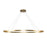 Ovale 53-in Brushed Gold Led Linear Pendant | LP79153-BG