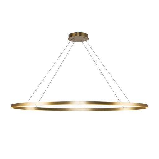Ovale 53-in Brushed Gold Led Linear Pendant | LP79153-BG
