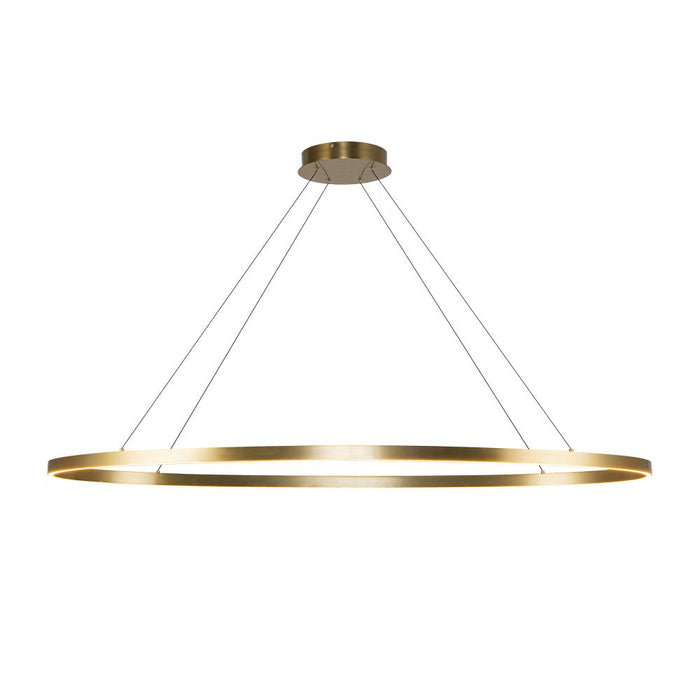 Ovale 53-in Brushed Gold Led Linear Pendant | LP79153-BG