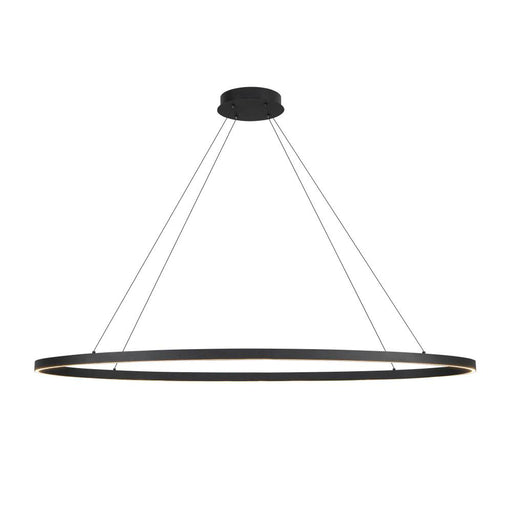 Kuzco Lighting Inc Ovale 53-in Black LED Linear Pendant