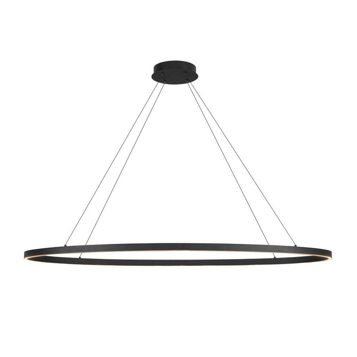Ovale 53-in Black Led Linear Pendant | LP79153-BK