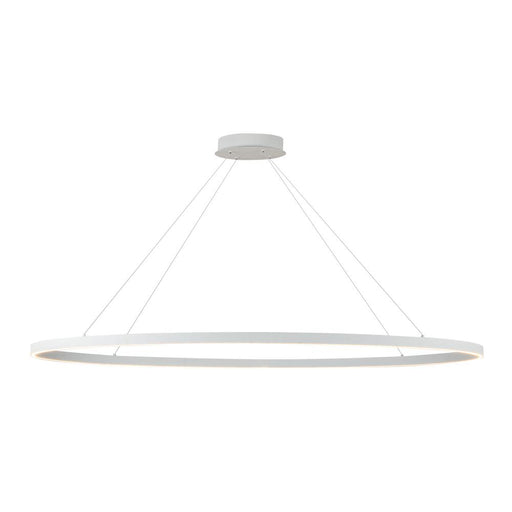 Kuzco Lighting Inc Ovale 53-in White LED Linear Pendant
