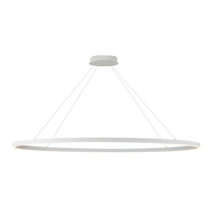 Ovale 53-in White Led Linear Pendant | LP79153-WH