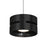 Oxford 5-in Black Led Pendant | PD6705-BK-UNV