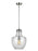 Visual Comfort & Co. Studio Collection Baylor contemporary 1-light indoor dimmable ceiling hanging single pendant light in satin nickel fin