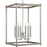 Progress Fontayne Collection Six-Light Brushed Nickel Farmhouse Pendant Light