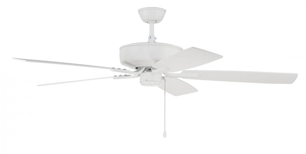 Craftmade 52" Pro Plus Fan with Blades in White