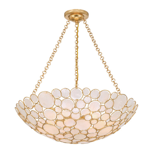 Palla 24.5'' Antique Gold Chandelier | PAL-525-GA