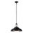 Palmetto 14-in Urban Bronze/glossy Opal 1 Light Pendant | PD344014UBGO