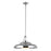 Alora Palmetto 20-in Polished Nickel/Glossy Opal 1 Light Pendant