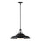 Palmetto 20-in Urban Bronze/glossy Opal 1 Light Pendant | PD344020UBGO