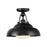 Palmetto 12-in Urban Bronze/glossy Opal 1 Light Semi Flush Mount | SF344012UBGO