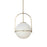 1lt Incandescent Pendant, Agb With Wh Opal Glass | PAO-121P-AGB
