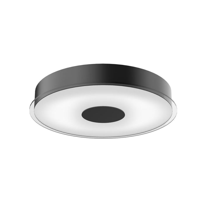 Parker 16-in Black Led Flush Mount | FM7616-BK-5CCT