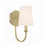 Crystorama Payton 1 Light Vibrant Gold Sconce