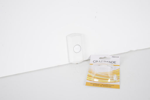 Craftmade Surface Mount LED Lighted Push Button in White