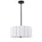 3 Light Mb Pendant W/ Wh Shade | PCA-163P-MB-WH