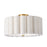3 Light  Flush Mount, Agb W/ Fx Shade | PCA-163SF-AGB-FX