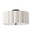 3 Light  Flush Mount, Mb W/ Fx Shade | PCA-163SF-MB-FX