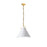 1lt Incand Pendant, Agb W/ Wh Shade | PCN-161P-AGB-790