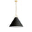 1lt Incand Pendant, Agb W/ Bk Shade | PCN-241P-AGB-797