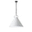 1lt Incand Pendant, Mb W/ Wh Shade | PCN-241P-MB-790
