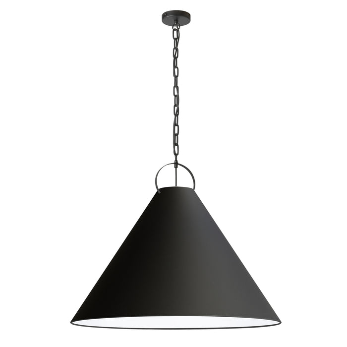 1lt Incand Pendant, Mb W/ Bk Shade | PCN-321P-MB-797